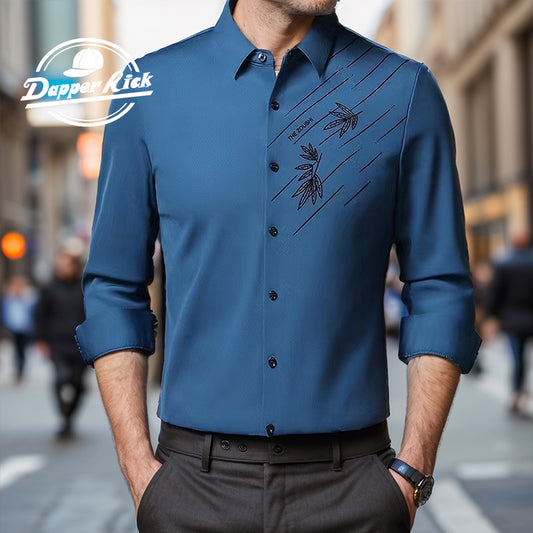 D4281 Men's Elastic Shirt【Buy 2 Get Free Shipping】