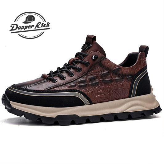 New Genuine Leather Casual Sports Shoes