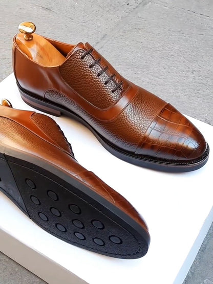 DS3181 Men's Pointed Leather Shoes