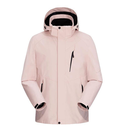 New Couple 3-in-1 Detachable Two-piece Travel Warm Mountaineering Jacket