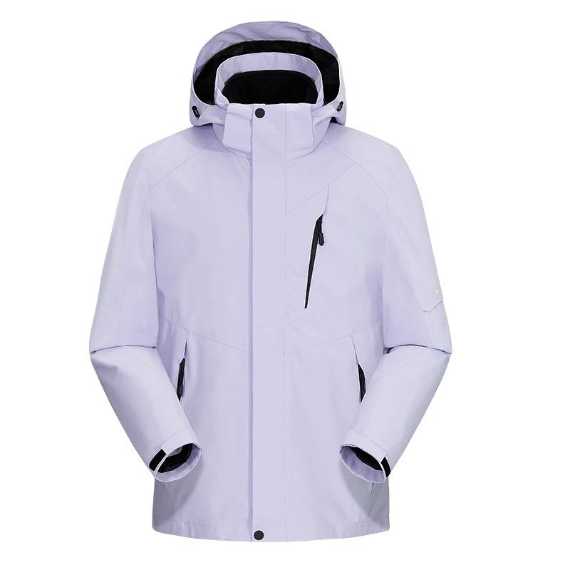 New Couple 3-in-1 Detachable Two-piece Travel Warm Mountaineering Jacket