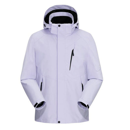 New Couple 3-in-1 Detachable Two-piece Travel Warm Mountaineering Jacket