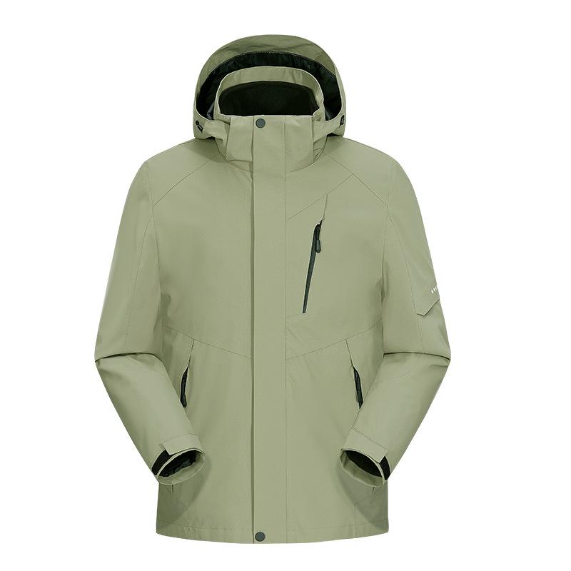 New Couple 3-in-1 Detachable Two-piece Travel Warm Mountaineering Jacket