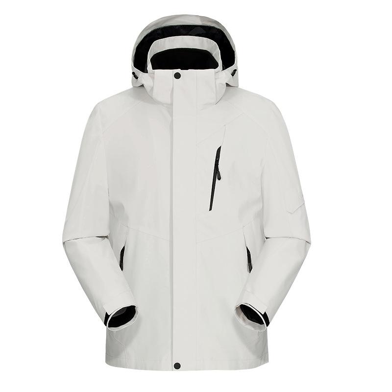 New Couple 3-in-1 Detachable Two-piece Travel Warm Mountaineering Jacket