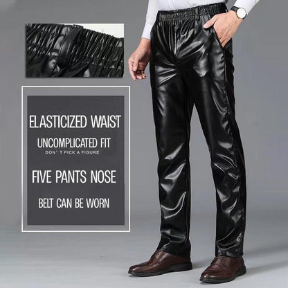 Warm and Cold-proof Leather Pants