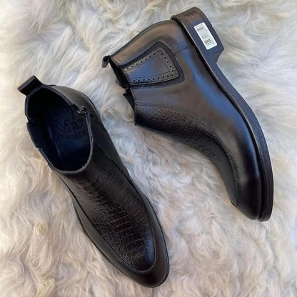 DS3182 Men's Pointed Leather Shoes