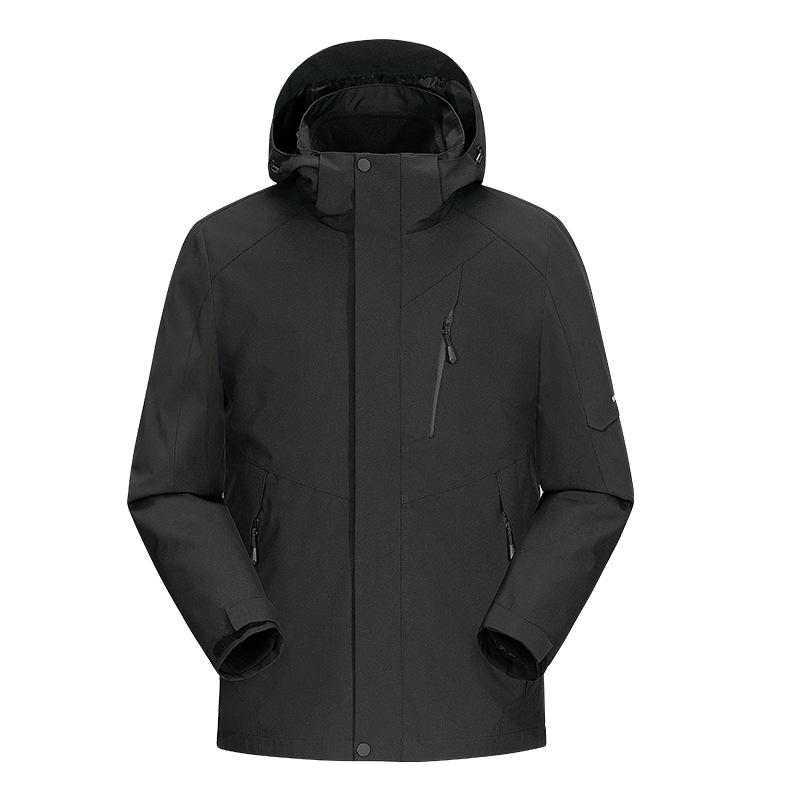 New Couple 3-in-1 Detachable Two-piece Travel Warm Mountaineering Jacket