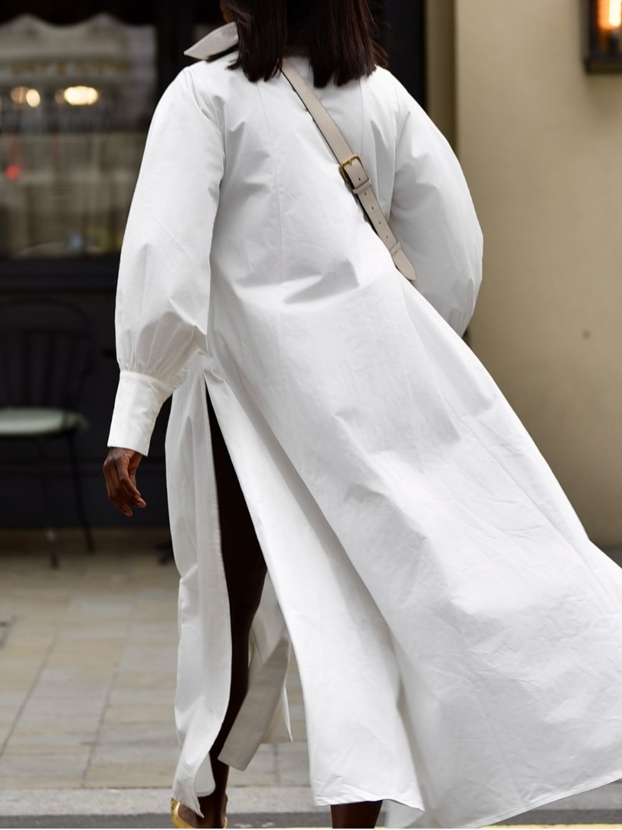 The Oversized Stylish Maxi Shirt Dress