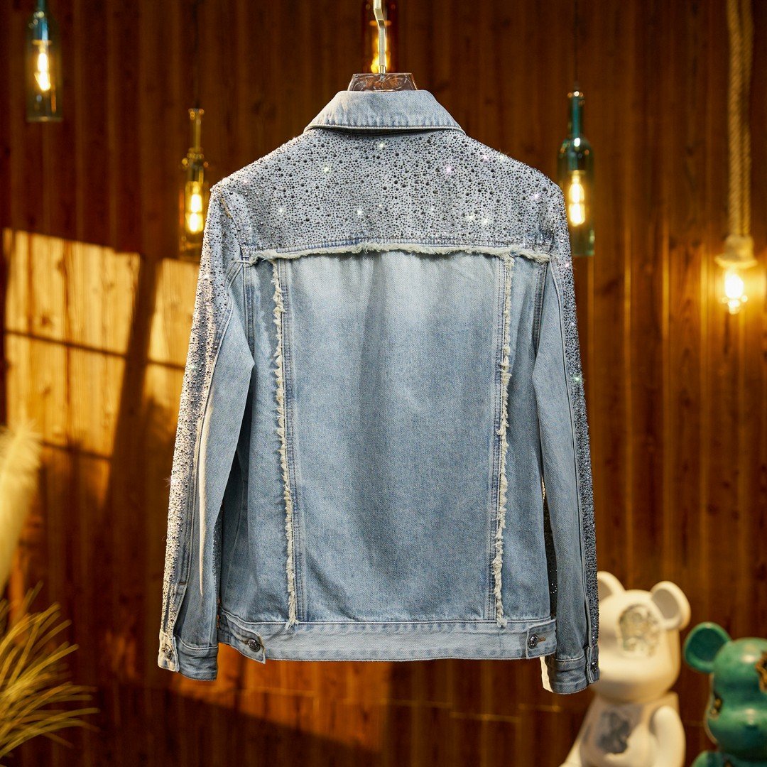 Dapperkick Blue Gypsophila Denim Jacket