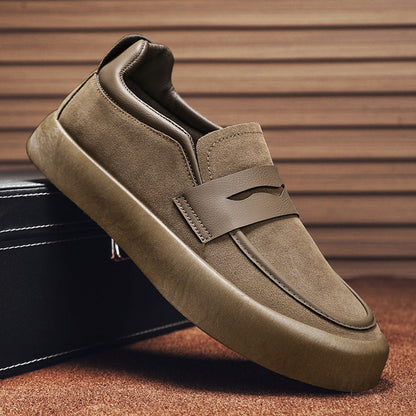 Men's Slip On Thick Sole Anti-slip Shoes