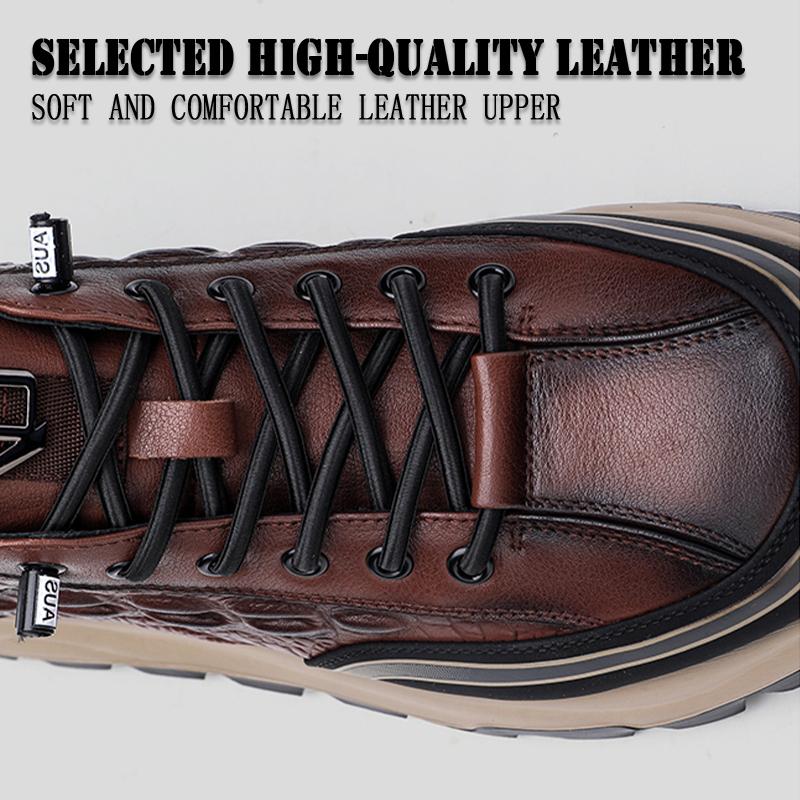 New Genuine Leather Casual Sports Shoes