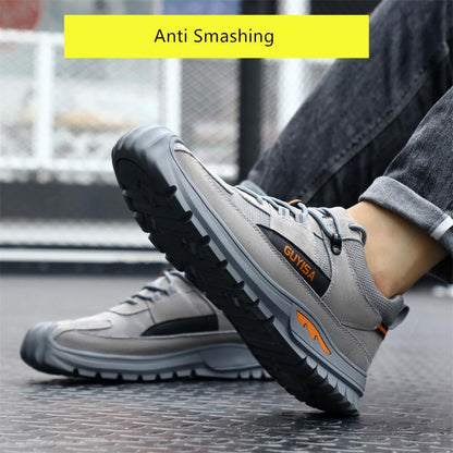 Men's Anti-puncture Non-slip Breathable Work Shoes