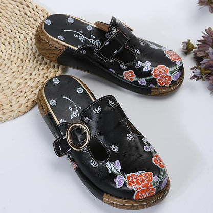 G522 Summer New Retro Casual Women's Wedge Sandals