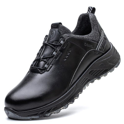 Lace-free Anti-smashing Anti-puncture Insulated Safety Shoes