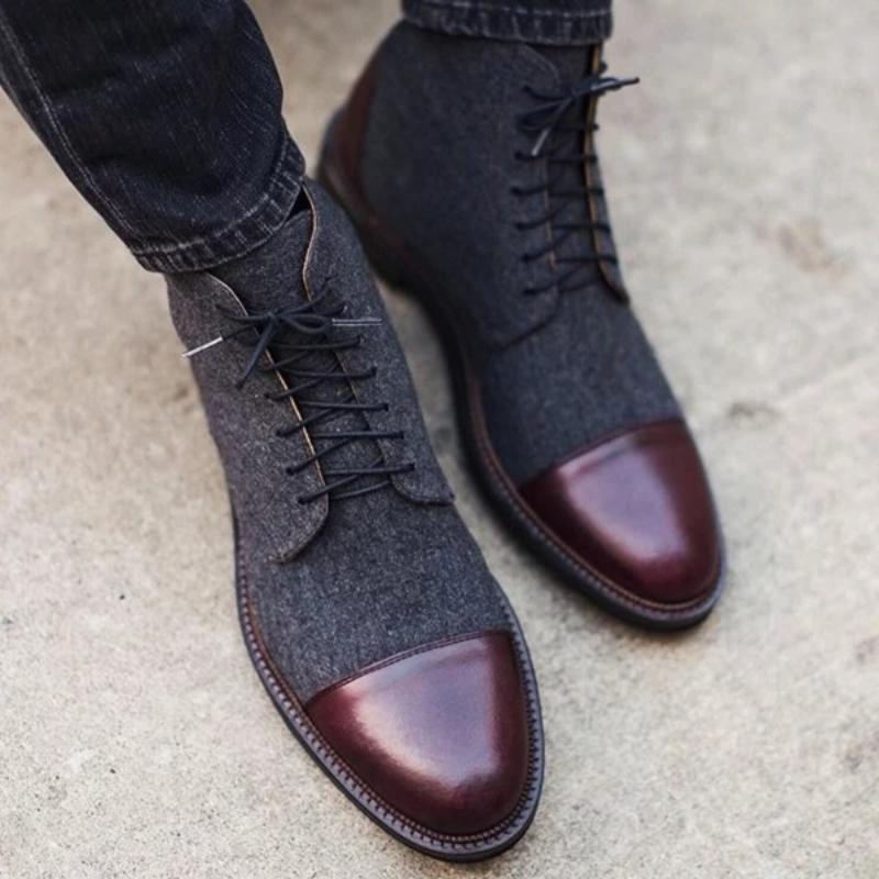 2023 Casual Business Men’s Short Boots