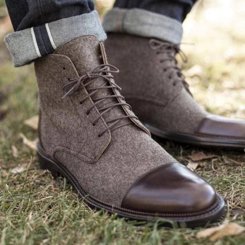 2023 Casual Business Men’s Short Boots