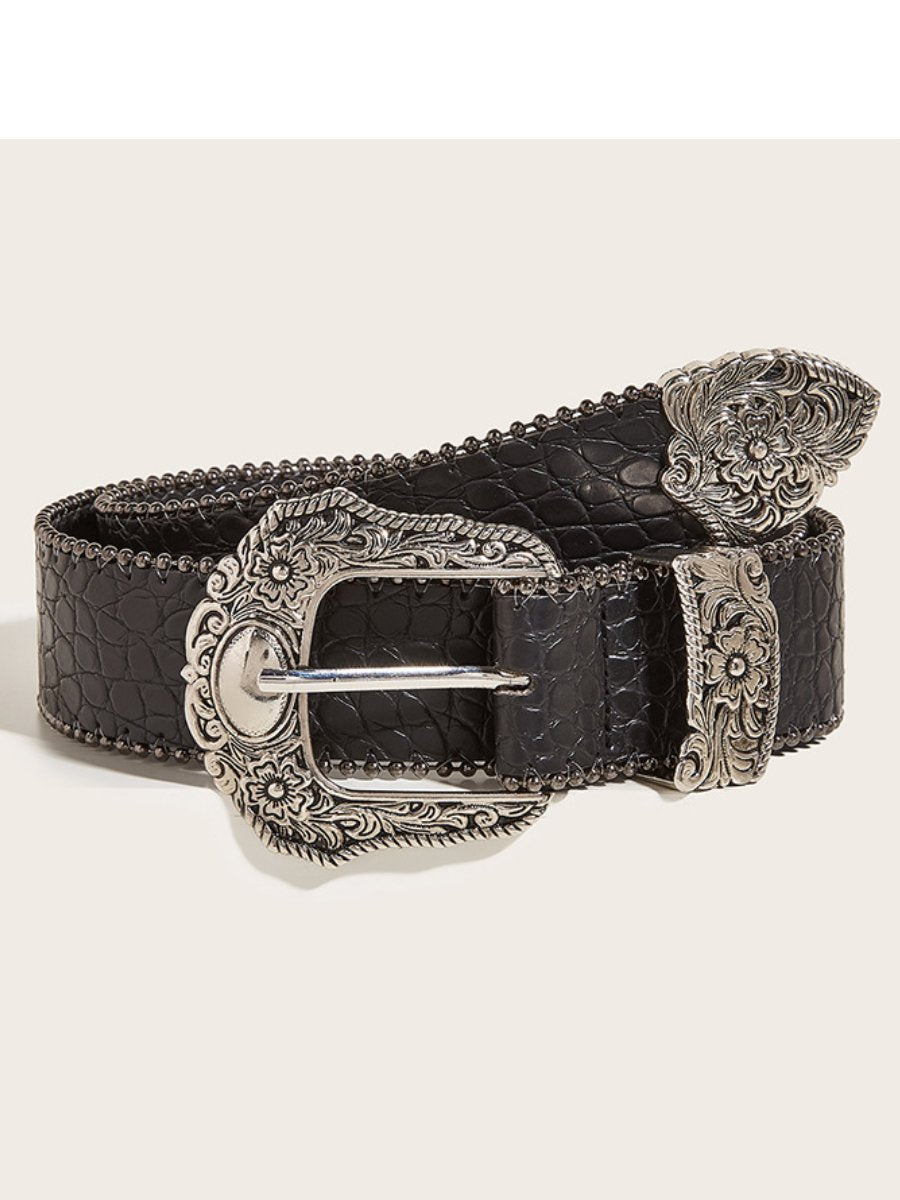 Vintage Crocodile Texture Belt – Dapperkick